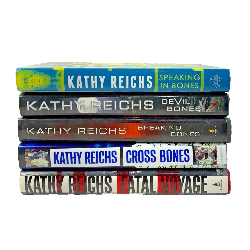 Kathy Reichs First Edition Bones Series Hardback Book Lot of 5